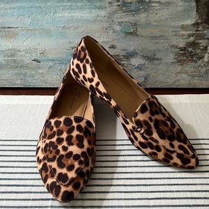 Leopard Print Flats - Like New